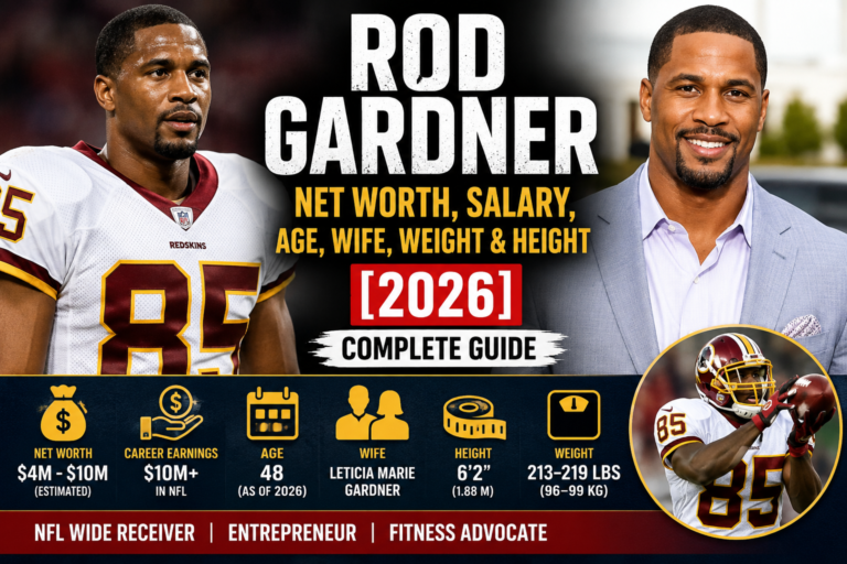 Rod Gardner Net Worth